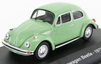 MODELLINO AUTO STATICO HACHETTE VOLKSWAGEN BEETLE MAGGIOLINO 1972 VERDE 1/43 - Immagine 1 di 4