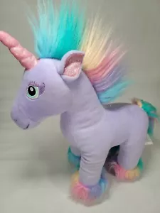 Purple Unicorn Beary Fairy Friends Build A Bear BAB 17" Sparkle Stuffed Animal - Picture 1 of 5