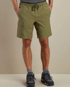 Duluth Trading Co Men’s 44 Canyoneer Shorts Cargo Green 9" inch Pull on NWT - Picture 1 of 16