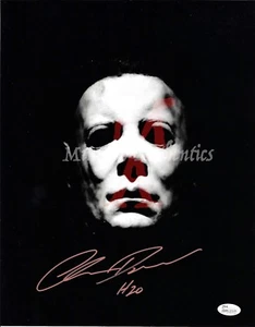 CHRIS DURAND HALLOWEEN AUTO SIGNED 11x14 PHOTO! JSA COA! MICHAEL MYERS! H20 - Picture 1 of 1