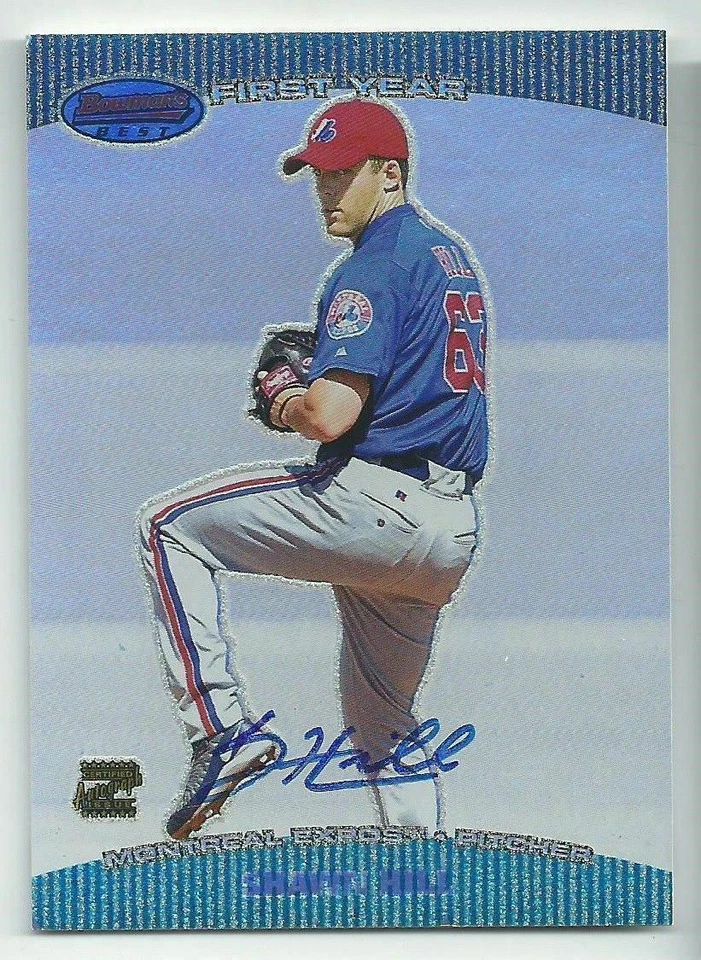 2004 Bowman's Best Shawn Hill First Year Autograph Auto Expos #BB-SH Rookie RC - Image 1 of 1