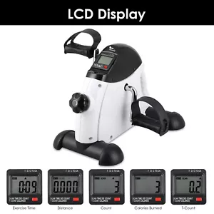 Portable Mini Exercise Bike Pedal Bike Arm Leg Under Desk Workout Bike US New - Picture 1 of 14