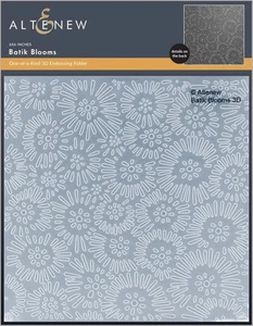 Altenew Batik Blooms 3D Embossing Folder : June 2025 Collection - Picture 1 of 6