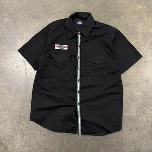 Vintage Dickies Grunge Button Up Shirt Size L - Picture 1 of 7