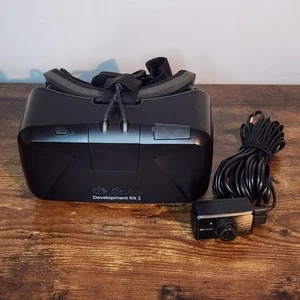 Kit de desarrollo Oculus DK2 2 auriculares de realidad virtual rastreador posicional y cables - Imagen 1 de 14
