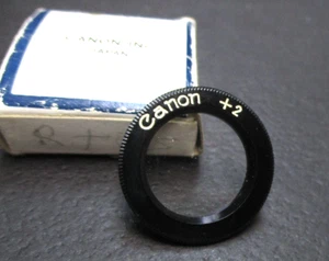 Canon +2 Dioptric Adjustment Lens R lens diopter for F-1 F-1N F1 MINT NO BOX - Picture 1 of 2