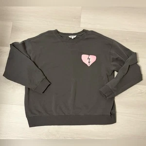 Wildfox "I Wish It Was Saturday" Sweatshirt Size Large - Picture 1 of 6