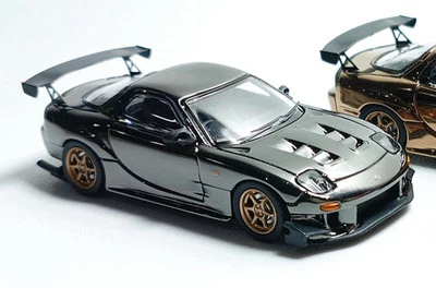 MAZDA RX-7 (FD3S)  - Chrome Gun Grey - Model Collect 1:64 - Immagine 1 di 4