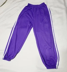 Girl's Pants Size 5T Athletic Summer Bottom Sweatpants Striped - Picture 1 of 10