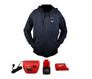 Milwaukee 306B-21S M12 Heated Hoodie Kit Black (Small) - Picture 1 of 6