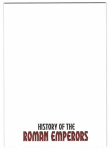History Of The Roman Emperors. Blank DIY (Draw It Yourself) Sketch Card. RRParks - Picture 1 of 2