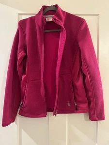 Spyder Jewel Mid Weight Core Sweater 503024 Women Medium Full Zip Pink Medium - Picture 1 of 5
