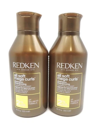 REDKEN ALL SOFT  MEGA CURLS  SHAMPOO 10.1 OZ (Lot of 2) - Image 1 of 2