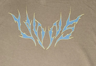 "Vans" Blue Logo Grey Shirt Size Small - Image 1 of 4