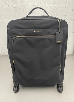 Bolso de Mano TUMI Voyageur Super Leger 21" 4 Ruedas Giratorio Negro Dorado Excelente Foto 1 de 4