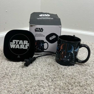 Star Wars Darth Vader Tasse mit Tassenwärmer Keramik schwarz Sammlerstück - Bild 1 von 13