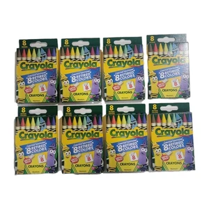 Crayola Crayons Limited Edition 8 retired colors 8 Count Box Pack Of 8 Bundle - Picture 1 of 4
