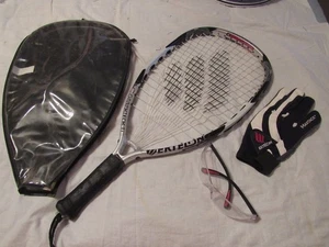 Ektelon Air Graphtech T1 Racketball Racket, Cover, Right Glove and Goggles - Picture 1 of 12