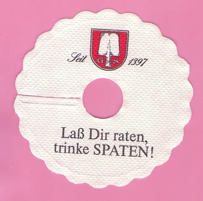 Pilsdeckchen  Tropfdeckchen Spaten / München & andere 26x - Bild 1 von 4