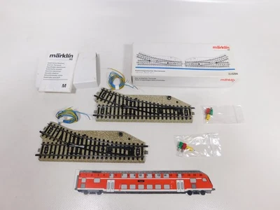 Märklin H0 AC 5204 E-Switch Pair M-Track Right Very Good/Mint+Box #DZ667-0.5 - Image 1 of 3