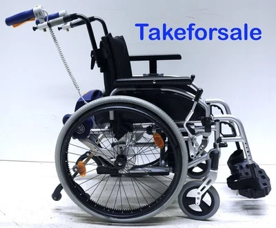 Schiebehilfe AAT V-Max Rollstuhl B+B Pyro Light Optima SB43cm TFS568 - Bild 1 von 4