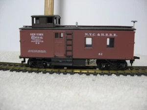 HO scale old time NYC&HR RR blind end caboose built from the MDC kit!! - Bild 1 von 2