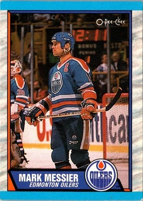 1989 O-Pee-Chee Mark Messier #65 Edmonton Oilers Hockey Card - Image 1 of 2