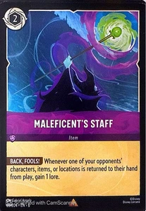 Maleficent's Staff Foil Rare Azurite Sea 65/204 NM - Bild 1 von 1
