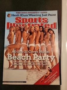 SPORTS ILLUSTRATED 2006 SwimSuit Issue Heidi Klum Paint Maria Sharapova - Picture 1 of 1