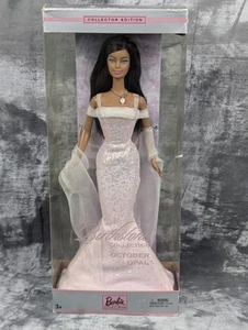 Barbie Birthstone Collection October Opal Pink C5328 Open/Damaged Box 2002 - Picture 1 of 21