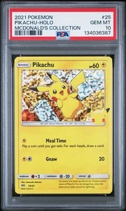 Pokemon McDonald’s Collection #25 Pikachu Holo 2021 PSA 10 - Imagen 1 de 2