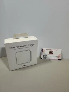 Chargeur sans fil V5-N Samsung Super Rapide (Max 15W) avec adaptateur secteur - Blanc - Photo 1 sur 2
