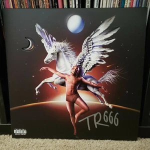 Pegasus (2LP) Trippie Redd (TR666) Signed Vinyl - Transparent Pink-Free Shipping - Picture 1 of 12