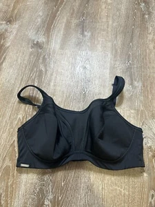 Reggiseno sportivo Chantelle 36DDDDD 32941 ferretto nero alto impatto copertura completa - Foto 1 di 6