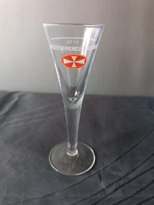 Schnapsglas Malteser Kreuz Aquavit Likör Glas Stamper 2cl Stielglas - Bild 1 von 5
