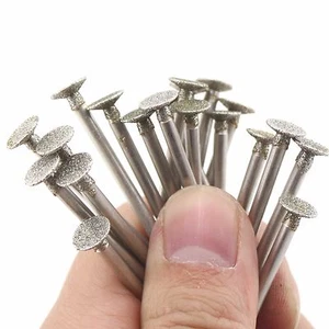 30 Piezas 8mm FORMA DE CABEZA DE UÑA Cabezales de molienda de diamante Broca Herramientas lapidarias para piedra - Imagen 1 de 15