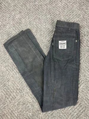 Vintage Rare 70s Levis Corduroy Pants Womens 23x33 Gray White Tab NWT - Image 1 of 4