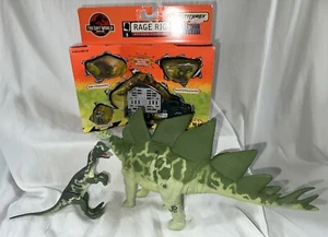 Dino Damage Stegosaurus JP07/ Dilophosaurus JP02 Jurassic Park/Matchbox Rage Rig - Picture 1 of 14
