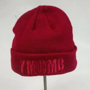 YMCMB Hombre 100% Auténtico Gorro Borgoña Talla Única Bonito Nuevo Raro Nuevo Logo - Imagen 1 de 5
