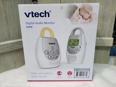 VTech BA72211 Digital Audio Monitor 1000 Ft Range Vibrating - Pink (New Sealed) - Image 1 of 4