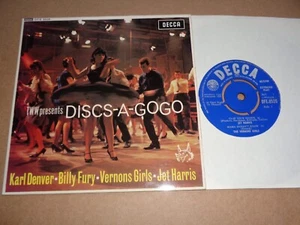 Various Artists - TWW presents Discs A Gogo Decca EP (Billy Fury/Vernons Girls) - Picture 1 of 2