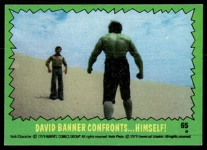 The Incredible Hulk 1979 TV Show Topps Card #65 (NM) - Picture 1 of 2