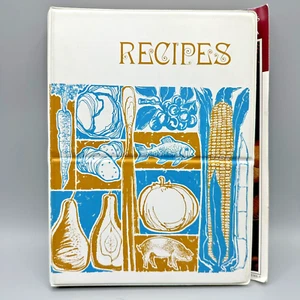 Vintage Recipes Cookbook Clipped Baking Cooking Binder Grandma Scrapbook - Picture 1 of 15