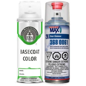 MITSUBISHI Genuine OEM Touch Up Spray Paint w/SprayMax 2K ClrOpt PICK YOUR COLOR - Picture 1 of 11