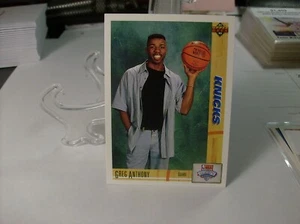 Baloncesto de cubierta superior 1991-92 #7a - Greg Anthony DPK, RC New York Knicks 91-516 - Imagen 1 de 2