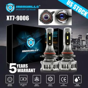 2X 9006 HB4 LED Headlight Conversion Kit for Chevy Malibu 1997-2003 Low Beam DRL - Picture 1 of 12