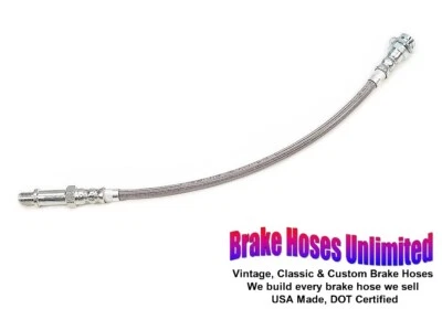 REAR STAINLESS BRAKE HOSE Dodge Charger 1967 1968 1969 with 426 440 engines - Image 1 of 2