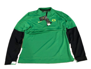 NWT New Oregon Ducks Nike Therma Coaches Quarter-Zip Small Pullover Jacket