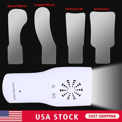 Dental Orthodontic LED Automatic Anti-fog Mirrors for Oral Photography Reflector - Image 1 of 4