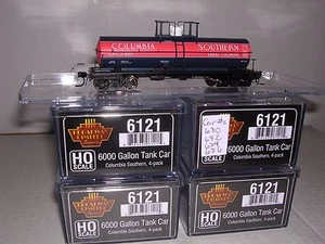 B.L.I. #6121  Columbia Southern 6000 Gal. Tank Cars  w/4 Diff. Car #s  H.O. 1/87 - Picture 1 of 1